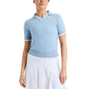 Rohnisch Women&#39;s Swing Knitted Golf Polo Shirt - Dove Blue