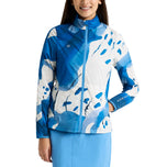 Rohnisch妇女可包装的超轻高尔夫球外套 - 蓝色水瓶座