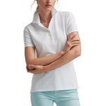 Peter Millar Women's Albatross Golf Polo Shirt - White