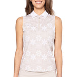 Golftini 여자의 멋진 소녀 소매가 골프 폴로 셔츠 - 샌드 바