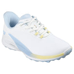 Skechers Women's Pure Spikeless Slip-Ins Golf Shoes - White/Blue/Yellow