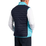 Sunderland Anton Pantded Regangan Panel Prestasi Golf Gilet - Tentera Laut/ Aqua