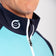 Sunderland Aspen Quarter Zip Raglan Paneled Air Midlayer Golf - Aqua