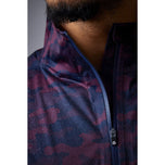 Sunderland Whisperdry Pro -Lite Lätt vattentät golfjacka - Mulberry Camo/ Navy