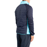 Sunderland Zermatt Jaket Golf Prestasi Panel Padded - Tentera Laut/ Aqua
