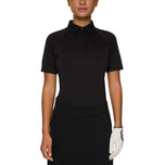 J.Lindeberg Wanita Tara Golf Polo Shirt - Hitam