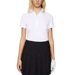 J.Lindeberg Women's Tour Tech Golf Polo Shirt - Putih