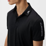J.Lindeberg Tour Tech Regular Fit Golf Polo Shirt - Svart
