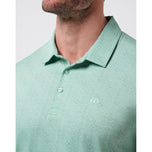 Travis Mathew Akropolis Golf Polo Shirt - Eggshell Blue