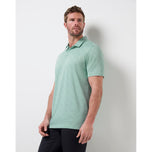 Travis Mathew Akropolis Golf Polo Shirt - Eggshell Blue