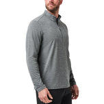 Travis Mathew Heater Pro Golf 1/4 Zip - Heather Grey