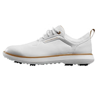 Travis Mathew The Modern Tour Spiked Golf Shoes - Classic White/Tan