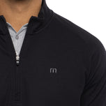 Travis Mathew uppgraderat Golf Quarter Zip - Svart