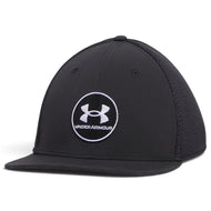 Under Armor Golf 96 Cap - Hitam/Putih