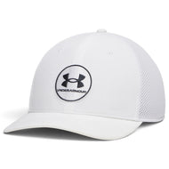 Under Armor Golf 96 Cap - Hitam/Putih