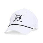 Topi Golf Under Armour Drive Mid Rope - Putih