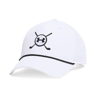 Under Armour Drive 미드 로프 골프 모자 - 화이트