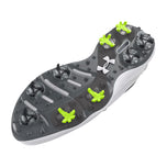 Under Armor Drive Pro 와이드 골프 신발 - 흰색/금속 총 금속