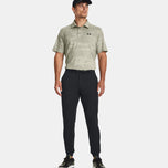 Under Armor Playoff 2.0 Jacquard Golf Polo Shirt - Tint Green/Olive Grove