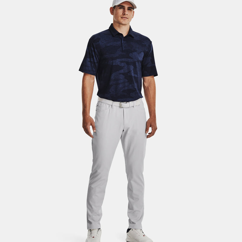 Under Armour Playoff 2.0 Jacquard Golf Polo Shirt - Midnight Navy