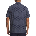 Under Armour Playoff 3 印花高尔夫 Polo 衫 - 灰色/海军蓝