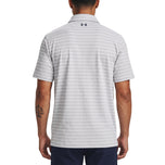 Under Armour 플레이오프 3.0 스트라이프 골프 폴로 셔츠 - 그레이