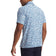 Under Armour Playoff 3 印花高尔夫 Polo 衫 - 白色/蓝色