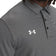 Kaos Polo Golf Garis Playoff Under Armour - Biru Laut Tengah Malam/Putih