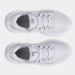 Sepatu golf di bawah armor lonjakan spikeless - halo abu -abu/perak logam