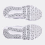 Sepatu golf di bawah armor lonjakan spikeless - halo abu -abu/perak logam