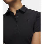 Under Armour 여성용 ArmourDry 골프 폴로 셔츠 - 블랙