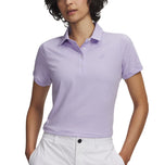 Under Armour Women's ArmourDry Golf Polo Shirt - Purple Crest