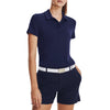 Under Armour Women's Playoff Short Sleeve Golf Polo Shirt - Midnight Navy