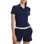 Under Armour Women's Playoff Short Sleeve Golf Polo Shirt - Midnight Navy