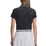 Kaos Polo Golf Jacquard Kering Armour Wanita Under Armour - Hitam