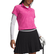 Kaos Polo Golf ArmourDry Wanita Under Armour - Hitam