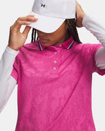 Kaos Polo Golf ArmourDry Wanita Under Armour - Hitam