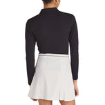 Baju Polo Golf Venus Lengan Panjang Malbon Wanita - Hitam