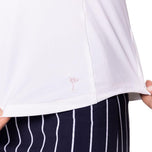 Golftini Women's Cool Girl Long Sleeve Golf Polo Shirt - White