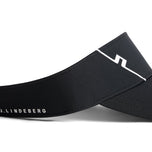 J.Lindeberg妇女Yadina高尔夫遮阳板 - 黑色