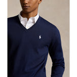 Performa Polo Ralph Lauren Performance V -Neck Golf Sweater - Angkatan Laut Refined