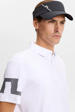 J.Lindeberg Heath Regular Fit Golf Polo Shirt - White