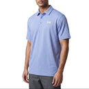 Kaos Polo Golf Garis Playoff Under Armour - Biru/Putih