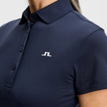 J.Lindeberg Women's Bridge Golf Polo Shirt - JL Navy