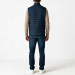 Lyle＆Scott Hybrid缝完全拉链高尔夫吉列 - 莱德蓝色