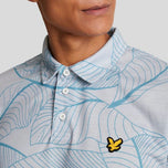 Kemeja Golf Lyle & Scott Floral Polo - Pebbel
