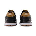 New Balance 574 Greens v2 Spikeless Wide (EE) Golf Shoes - Black/Gum