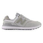 New Balance 574 Greens V2 Spikeless Wide (EE) Golf Shoes - Light Grey