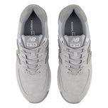 New Balance 574 Greens V2 Spikeless Wide (EE) Golf Shoes - Light Grey