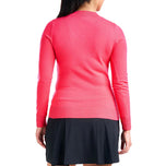NIVO Women's Nicole V -Neck Sweater - Cherry